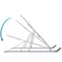 Tooq Soporte Elevador de Aluminio Plegable para Portátiles de 11-15 Pulgadas, Plata